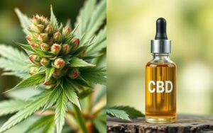 CBD flower vs CBD oil differences