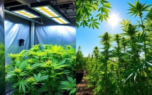 indoor versus outdoor cultivation
