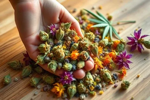 mixing cbd flower with regular flower