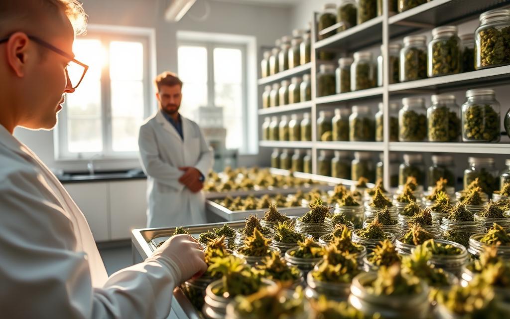 CBD Flower Curing Process