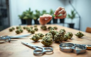 CBD Flower Trimming Techniques