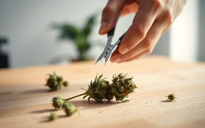 how to trim cbd flower
